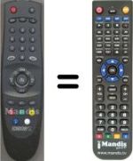 Replacement remote control Echostar DSB1200VIACCESS