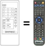 Replacement remote control FRACARRO PL3000