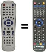 Replacement remote control Amstrad DS540