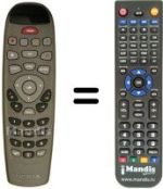 Replacement remote control Nokia MEDIAMASTER 121T