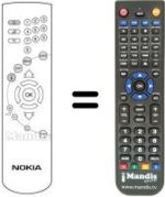 Replacement remote control Nokia MEDIAMASTER 9600