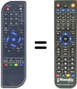 Replacement remote control Nikkei REMCON086