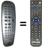 Replacement remote control Philips 242254900968