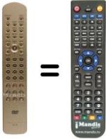 Replacement remote control RC17DV