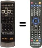 Replacement remote control RC-751