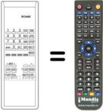 Replacement remote control RC0405-D2MAC
