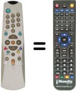 Replacement remote control Techwood TK725