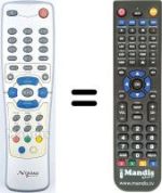 Replacement remote control REMCON1392
