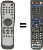 Replacement remote control LITE-ON LVW5002