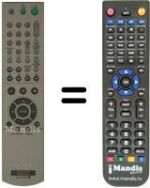 Replacement remote control RMT-D167P