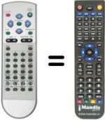 Replacement remote control Daewoo 2122