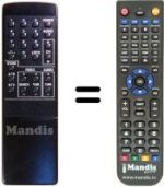 Replacement remote control Roadstar SAT200