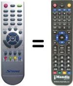 Replacement remote control Strong REMCON180