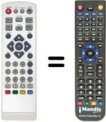 Replacement remote control Telesystem TS6211DT
