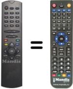 Replacement remote control RC2546