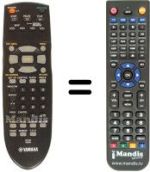 Replacement remote control Yamaha DVD-S830