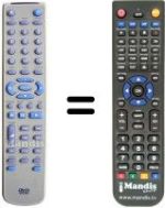 Replacement remote control CALE DCL 853 H