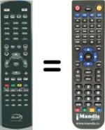 Replacement remote control GOSAT GS 7056 HDI
