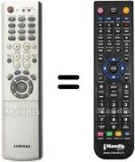 Replacement remote control Samsung AH59-01323B