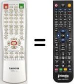 Replacement remote control MDV14