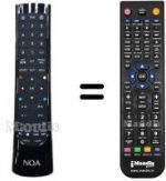 Replacement remote control 24DSQD1B