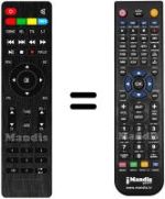 Replacement remote control TECSAT TFH9900