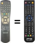 Replacement remote control 00023 A