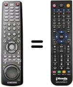 Replacement remote control 00025 G