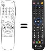 Replacement remote control Samsung CF 20F42 Z