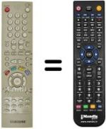 Replacement remote control Samsung DW 21G6 VD