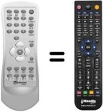 Replacement remote control 0660502