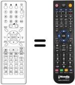 Replacement remote control 076R0HN010