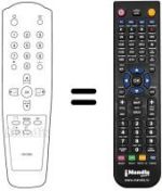 Replacement remote control 105-209C