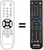 Replacement remote control 105-210A / J
