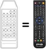Replacement remote control 105-523G