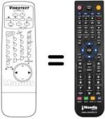 Replacement remote control 1402