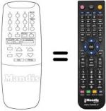 Replacement remote control 1410
