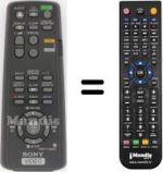 Replacement remote control Sony SLV-SE 60