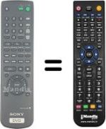 Replacement remote control RMT-D128 P