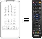 Replacement remote control 16 PROGRAMMI IR