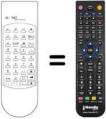 Replacement remote control 16 TXT