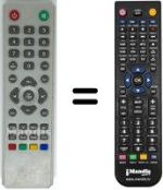 Replacement remote control ITEK ITD TR01P