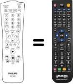Replacement remote control Philips 21 PV 548