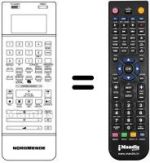 Replacement remote control V 8005 K