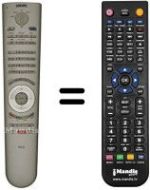 Replacement remote control Loewe 3128 147 16221
