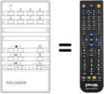 Replacement remote control 3404 / 8100.34