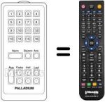 Replacement remote control 3405 / 7110.96