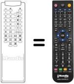 Replacement remote control 3F14-00022-081