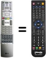 Replacement remote control LG 42 PX 4RV