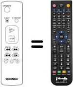 Replacement remote control 597-067A